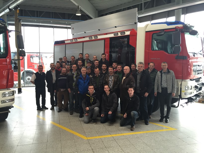 Gruppenfoto bei HLF3